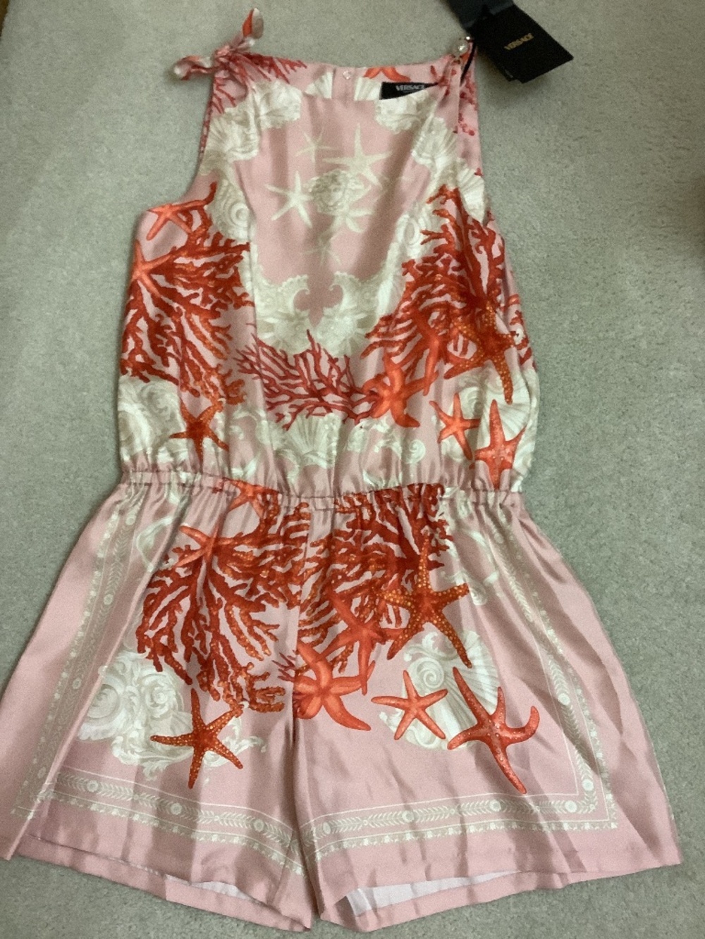 Versace Silk Sea Life Romper